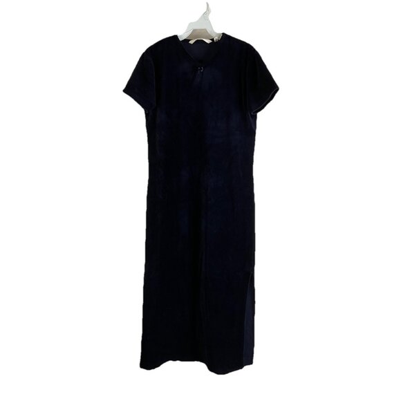 Vintage 90s Victorias Secret Country Medium Velour Velvet Gown Dress Fairy - Picture 1 of 6